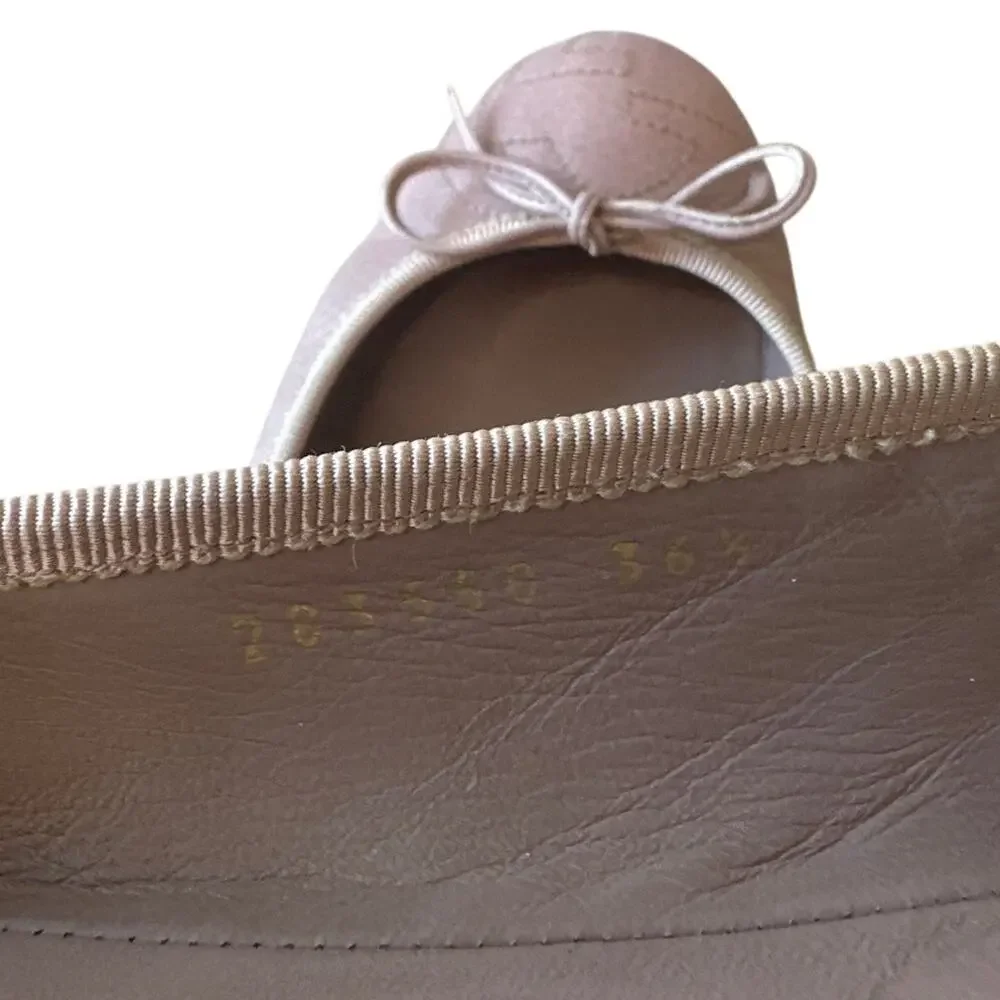 Gucci Ballet Flats Interlocking G Dusty Pink Leather 36.5 - Picture 7 of 14